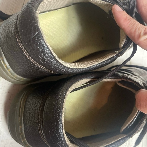 Dr Martens Pembridge size 12M Leather Oxford Lace Up Comfort Work Shoes Brown - Picture 7 of 9